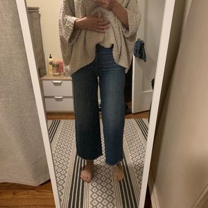 Madewell Wide Leg Crop jeans